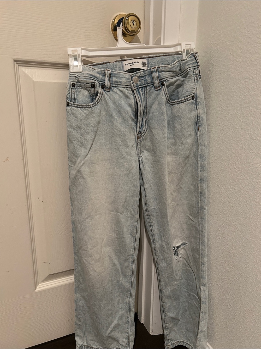 abercrombie kids Light Wash Relaxed-Fit
